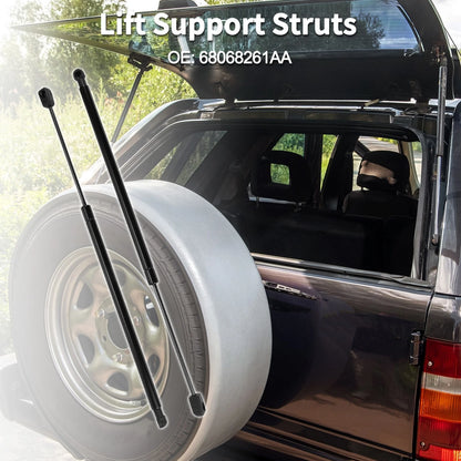 Rear Window Lift Supports for Jeep Wrangler (2011-2017) - 2 x Struts