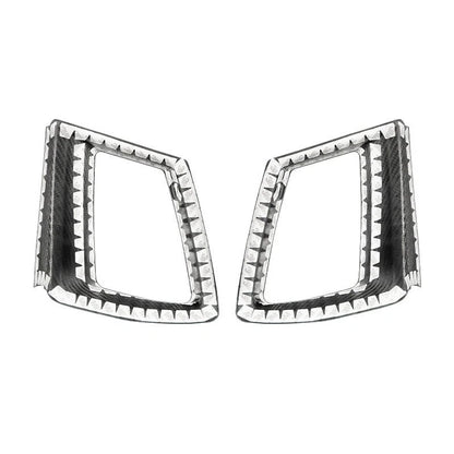 Carbon Fiber Front Grille Side Air Vent Frame Trim  for Ford Mustang 2024