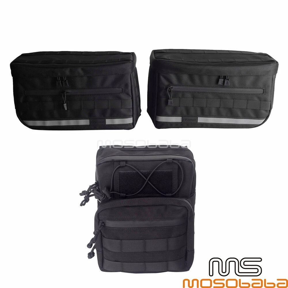 Saddle Bag Luggage & Handlebar Bag for Harley CVO Fat Bob (2018-2023)
