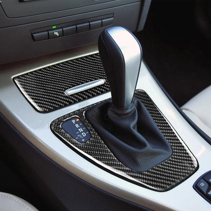 Soft Carbon Fiber Gear Shift Panel Trim for BMW 3 Series E90 2005-2012
