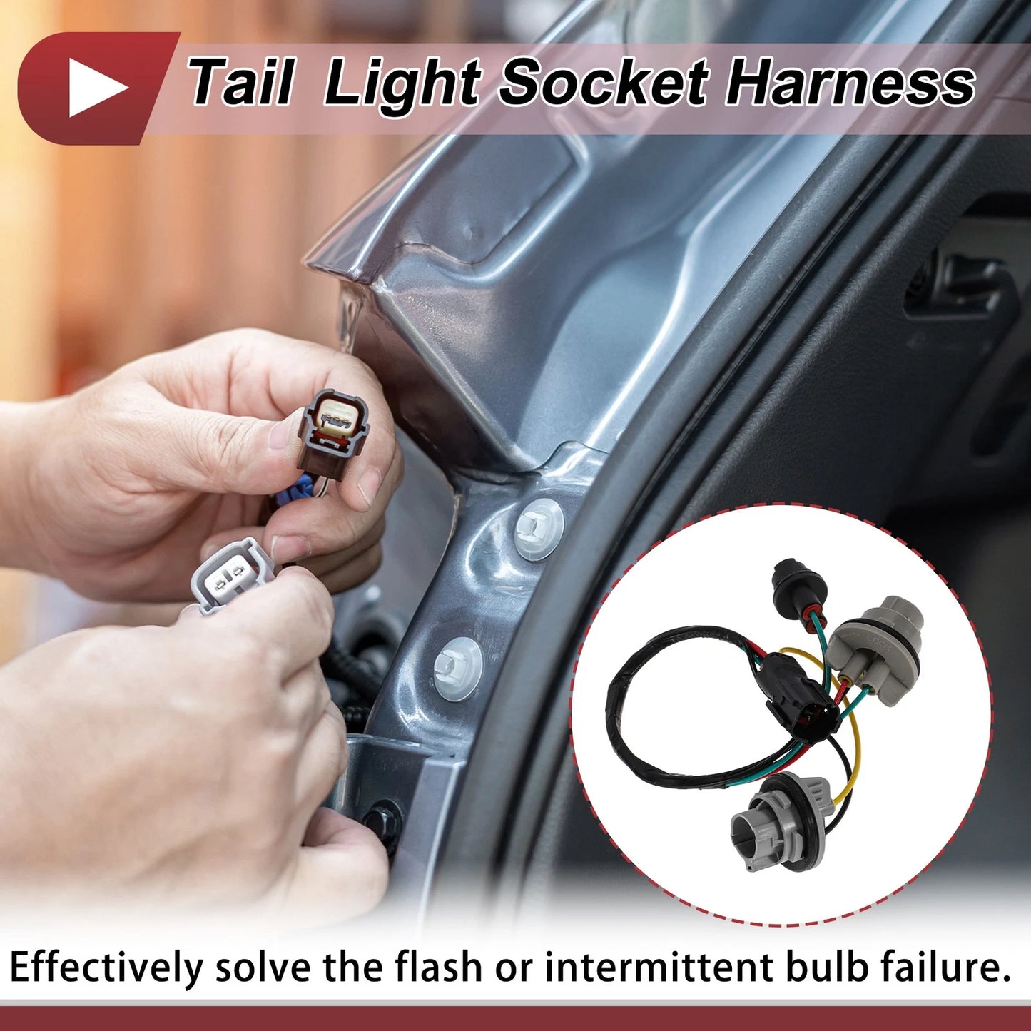 Tail Light Socket Wiring for Kia Sorento (2015-2018)