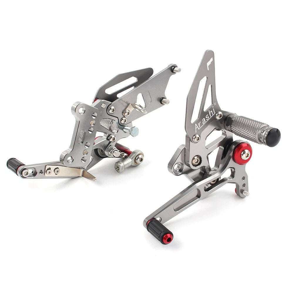 Aluminum Rear Foot Pegs  Left & Right for Kawasaki Ninja 250R (2008-2012)