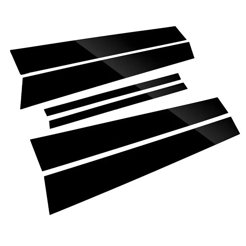 Pillar Cover Trim Decal Gloss Black for Honda Accord (2013-2017)