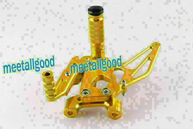 Adjustable Footpegs for DUCATI 1199 Motorcycle Rearset Gold (2012-2014)