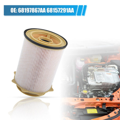 2x 6.7L Fuel Filter Water Separator for Dodge Ram 2500/3500/4500/5500