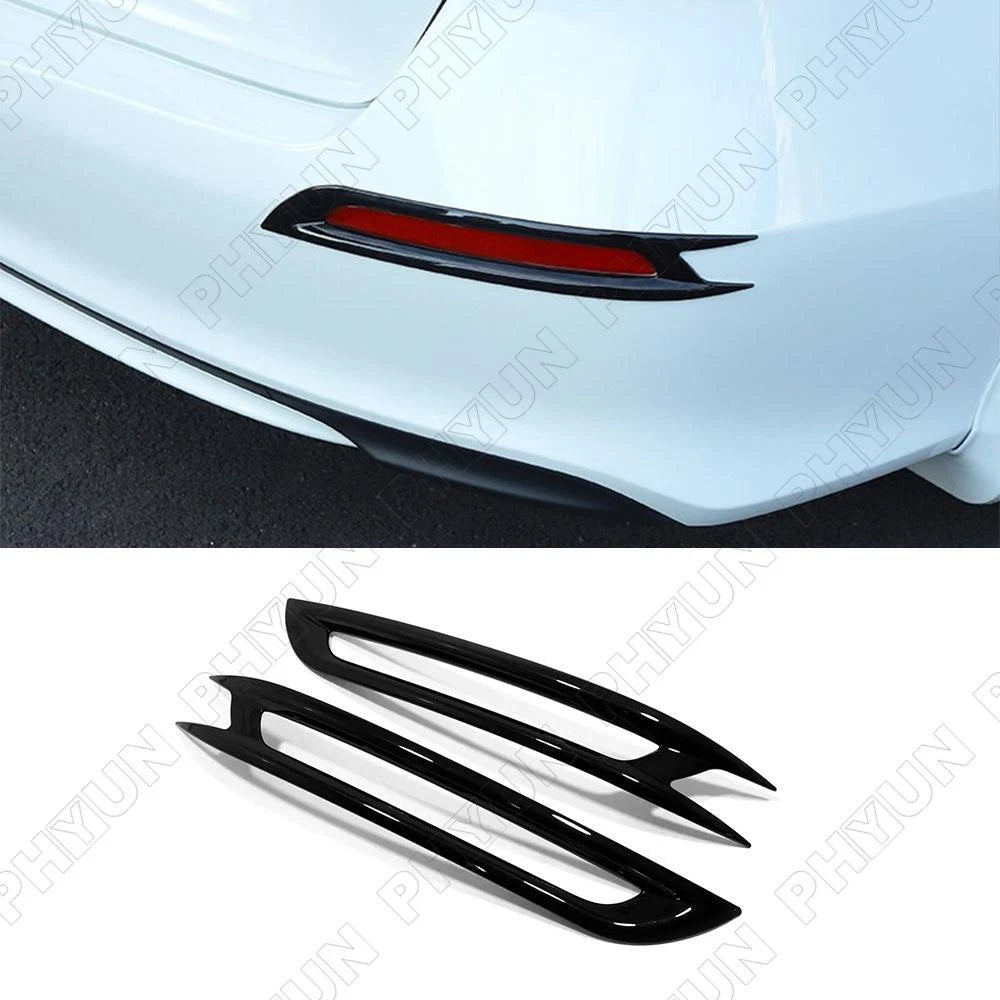 Glossy Black ABS Rear Bumper Reflector Cover for Honda Civic (2022)