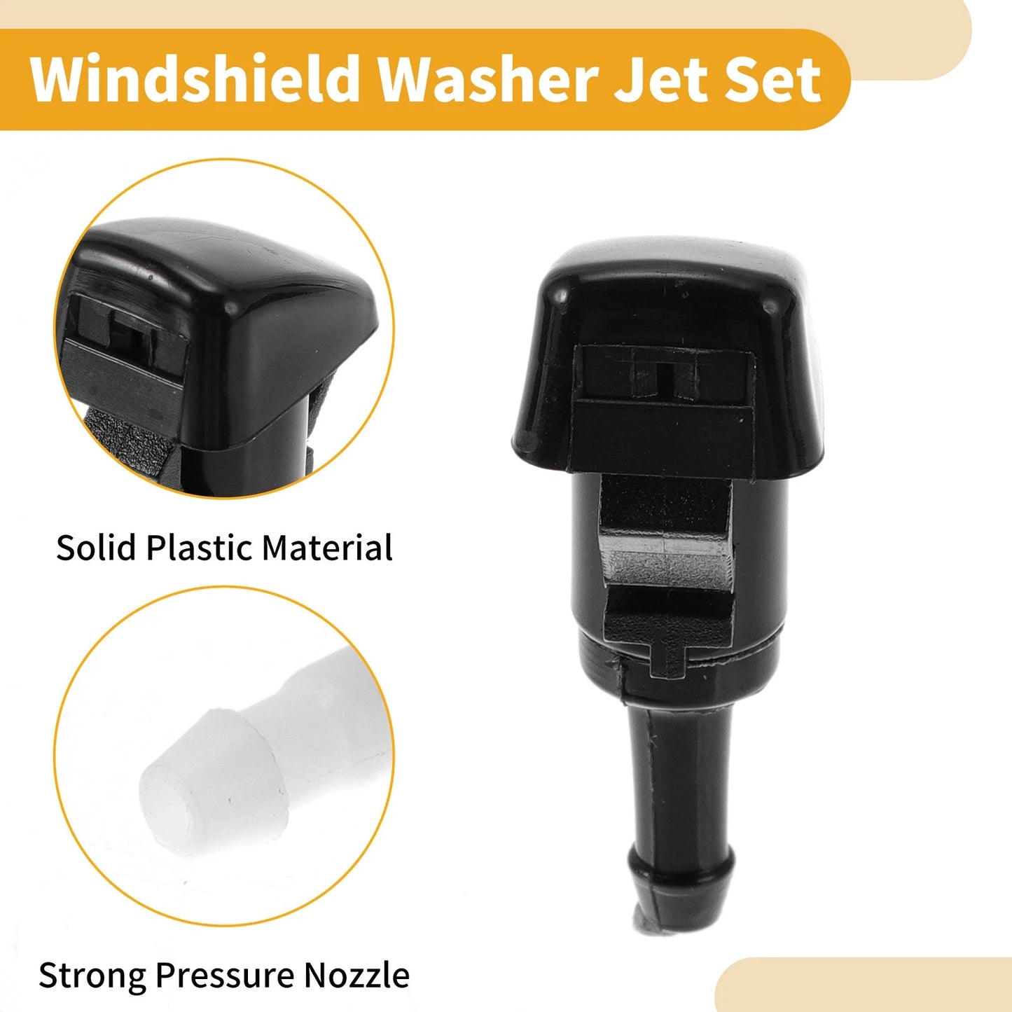 Windshield Washer Nozzle Kit for Jeep Compass (2007-2010)