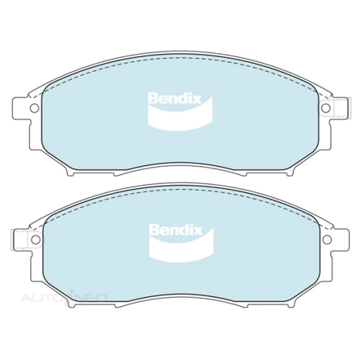 Front Disc Brake Pad Set GCT for Nissan 350Z Z33 (2005-2009)