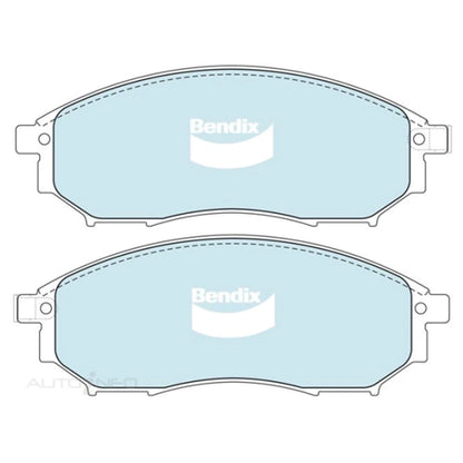 Front Disc Brake Pad Set GCT for Nissan 350Z Z33 (2005-2009)