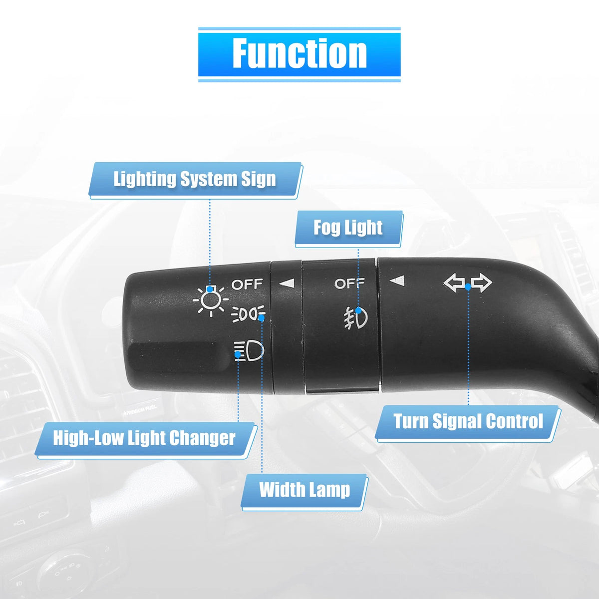Multifunction Turn Signal Wiper Switch for Mazda 3 3 Sport 5 (2004-2013)
