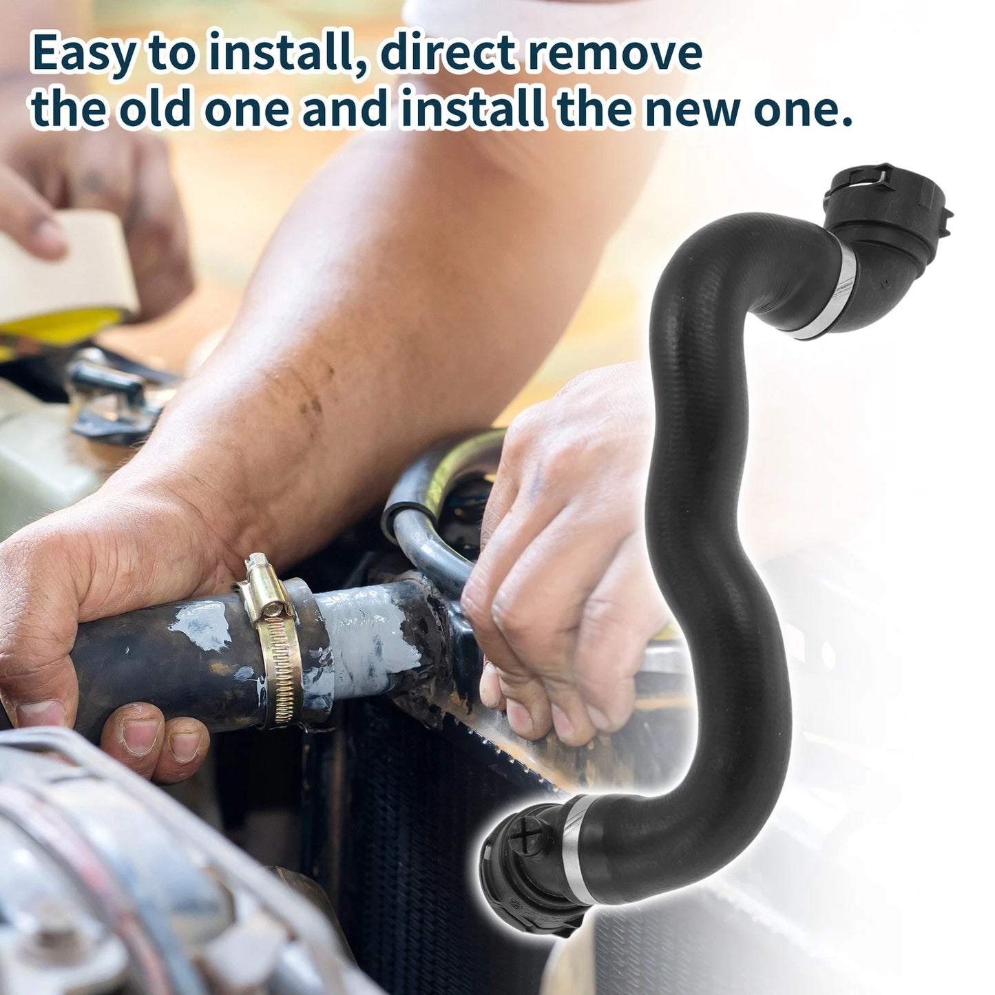 Radiator Hose for BMW X1 E84 L4 2.0L 2012-2015 (2012-2015)