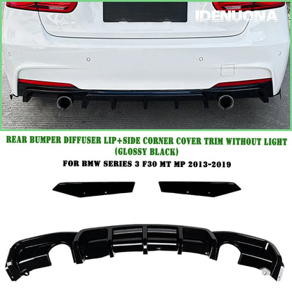 Rear Diffuser Side Covers for BMW 3 Series (2013-2019)