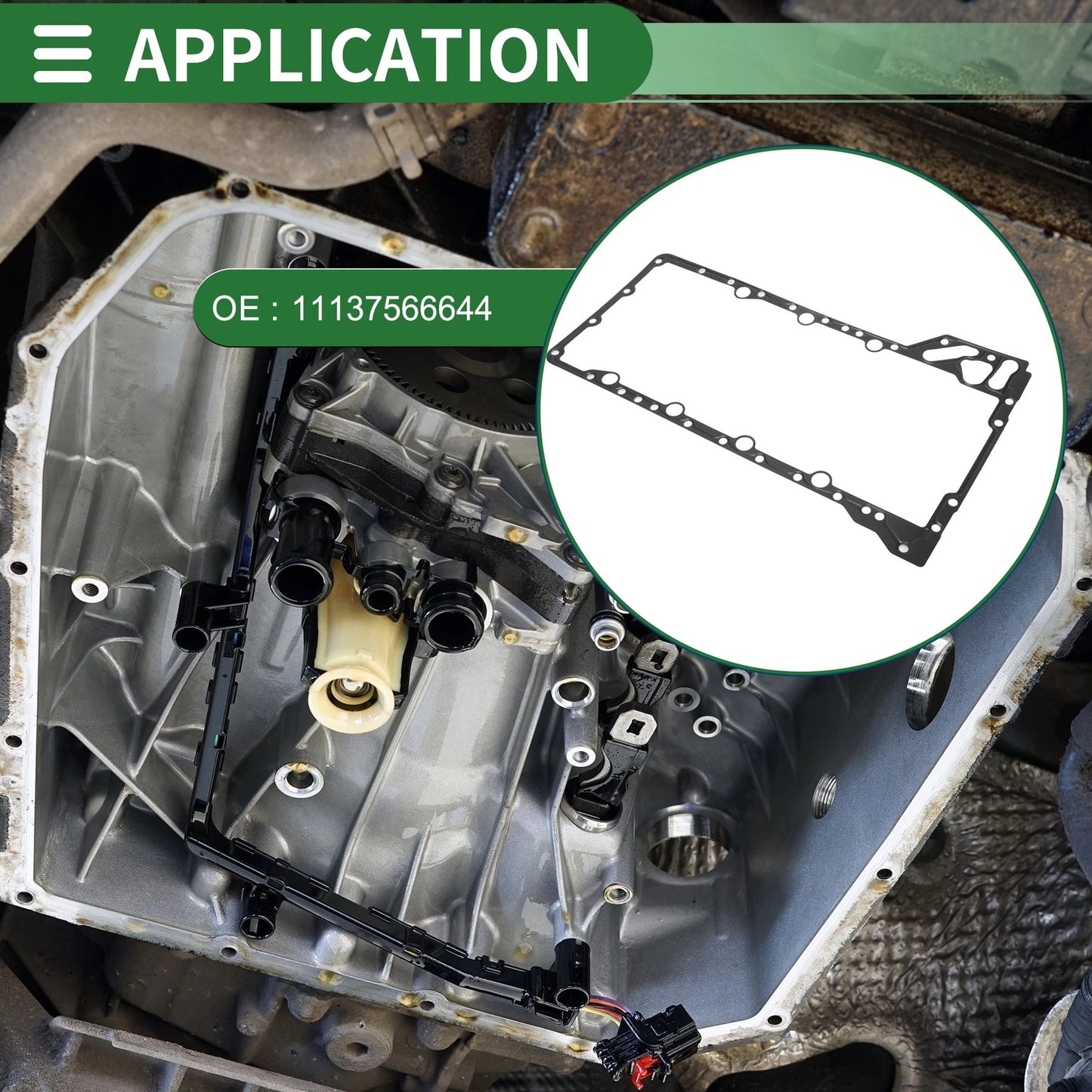 Oil Pan Gasket for BMW 550i and BMW 650i (2011-2016 and 2012-2018)