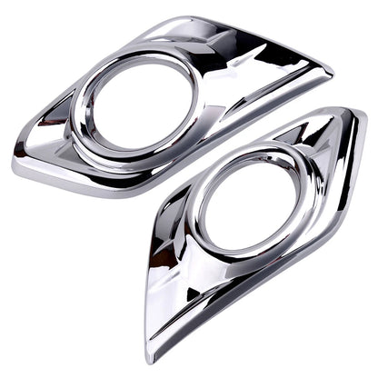 Chrome Front Fog Light Covers for Nissan Rogue X-TRAIL (2014-2016)