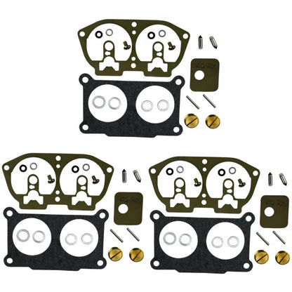 3Pcs Carburetor Repair Kit for Yamaha 115-200 2-Stroke Outboard