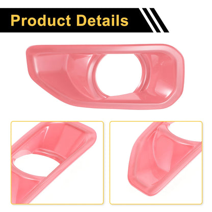 Fog Light Grills for Jeep Wrangler JL Gladiator (2018-2023) - 2 x Pink