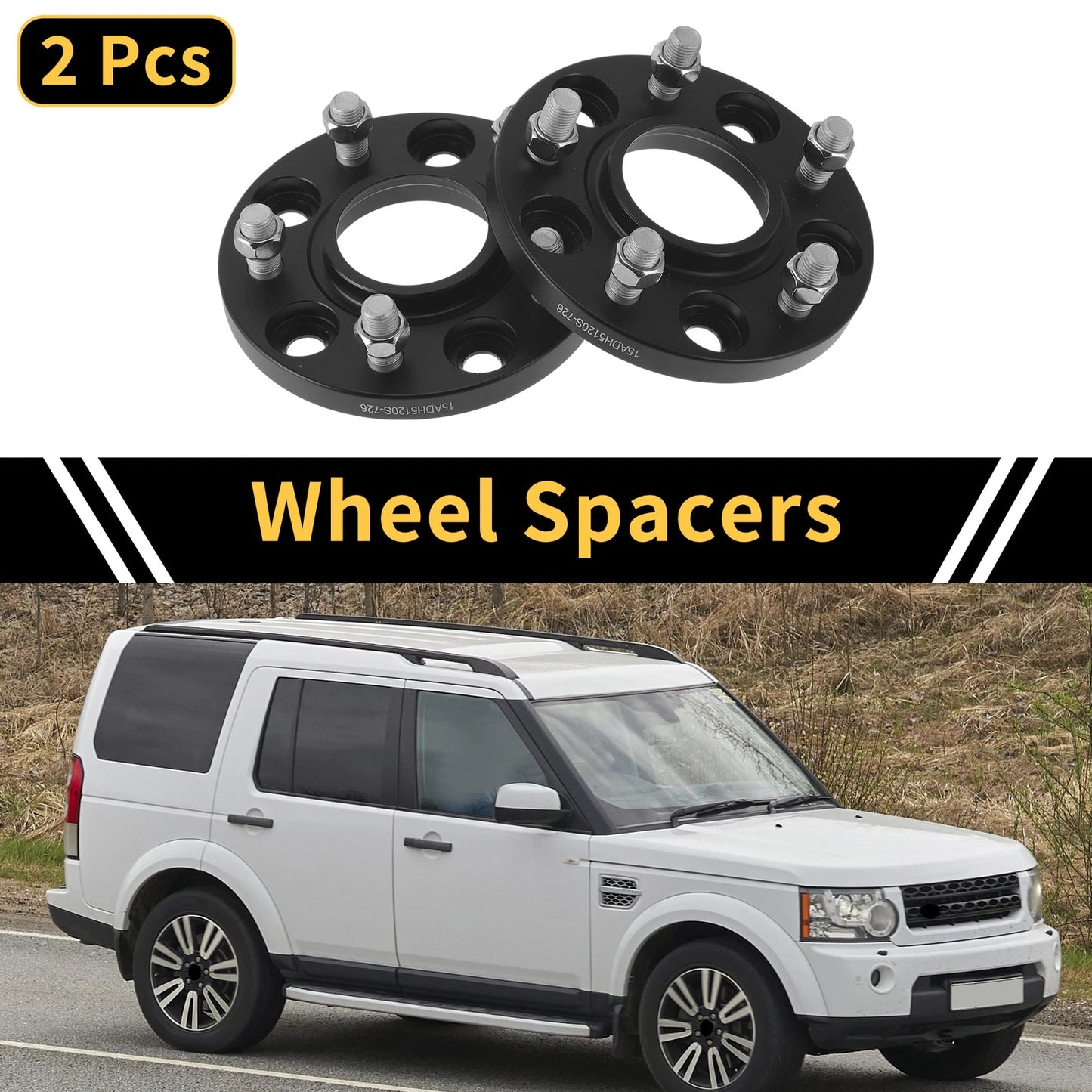 5x120mm Wheel Spacers for Land Rover Discovery (2010-2016)
