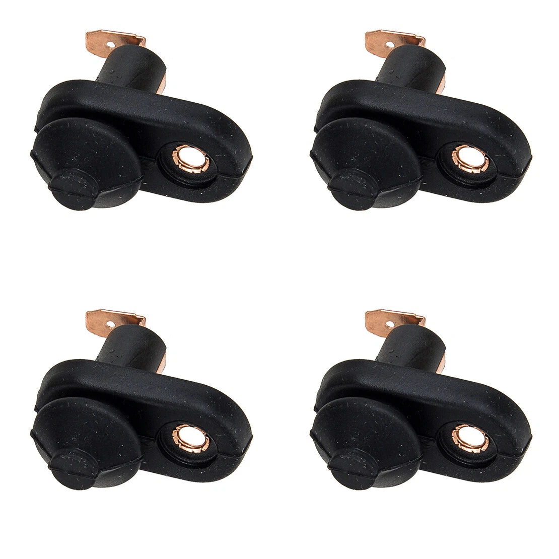 4pc Universal Dome Light Hood Flange Mount Pin Switches for Car Truck Boat