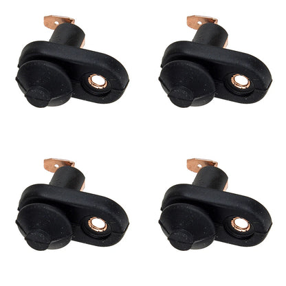 4pc Universal Dome Light Hood Flange Mount Pin Switches for Car Truck Boat