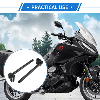1 Pair Motorcycle Handlebar 35mm for ATV Aluminum Alloy Black