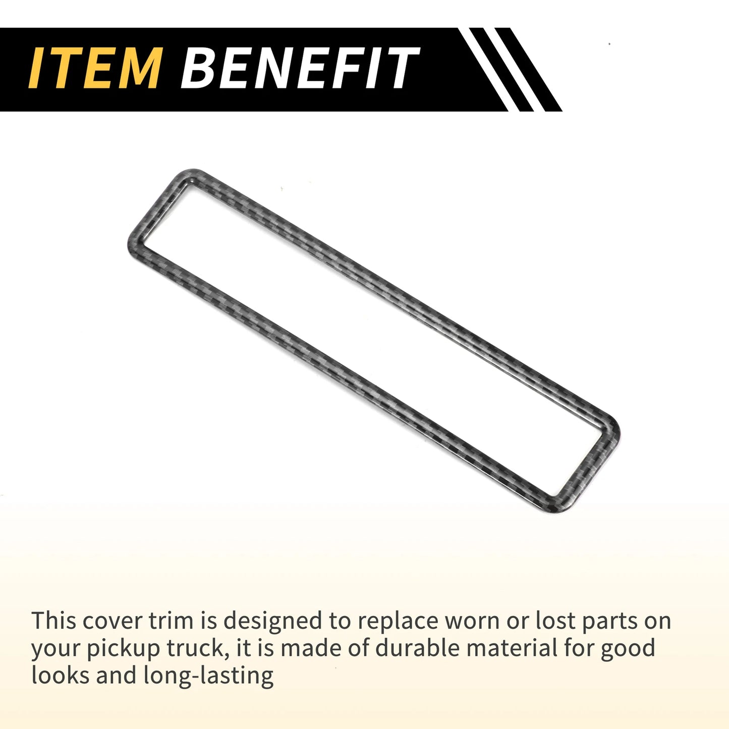 Emergency Light Switch Panel Trim for Jeep Wrangler JK (2011-2017) Black