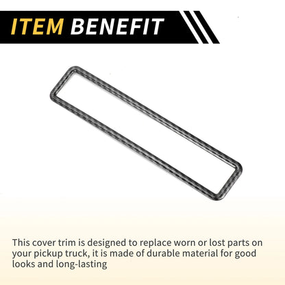 Emergency Light Switch Panel Trim for Jeep Wrangler JK (2011-2017) Black
