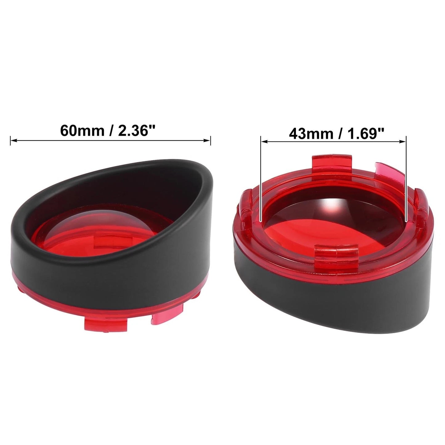 Turn Signals Light Lens Covers / 2 x / Harley-Davidson Touring