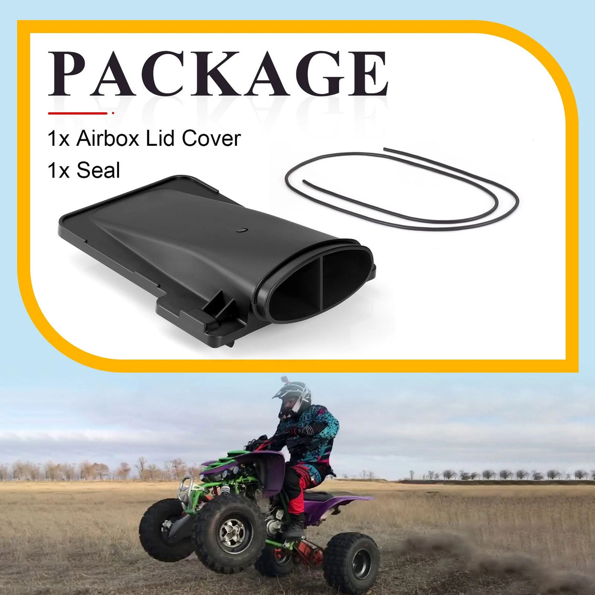 Air Box Lid Cover Seal for Yamaha Raptor 660 R (2001-2005)