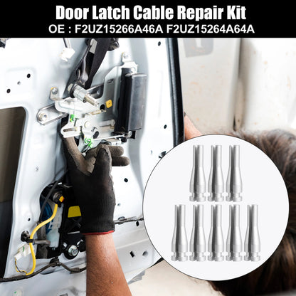 8pcs Rear Door Cable Repair Kit for Ford F Series F250 F350 (2000-2007)