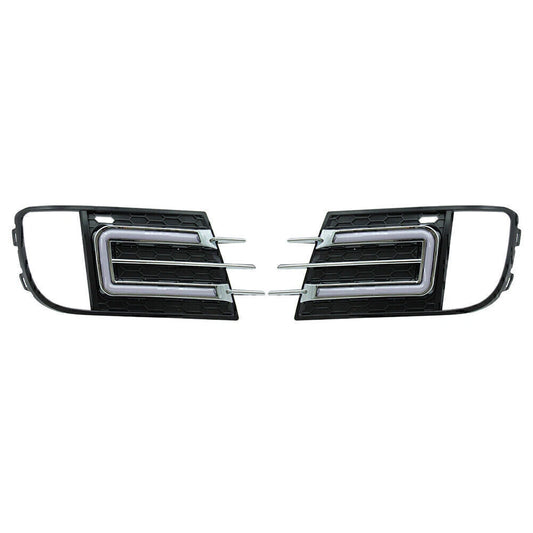 1 Pair LED Front Daytime Running Lights for VW Tiguan (2013-2016)