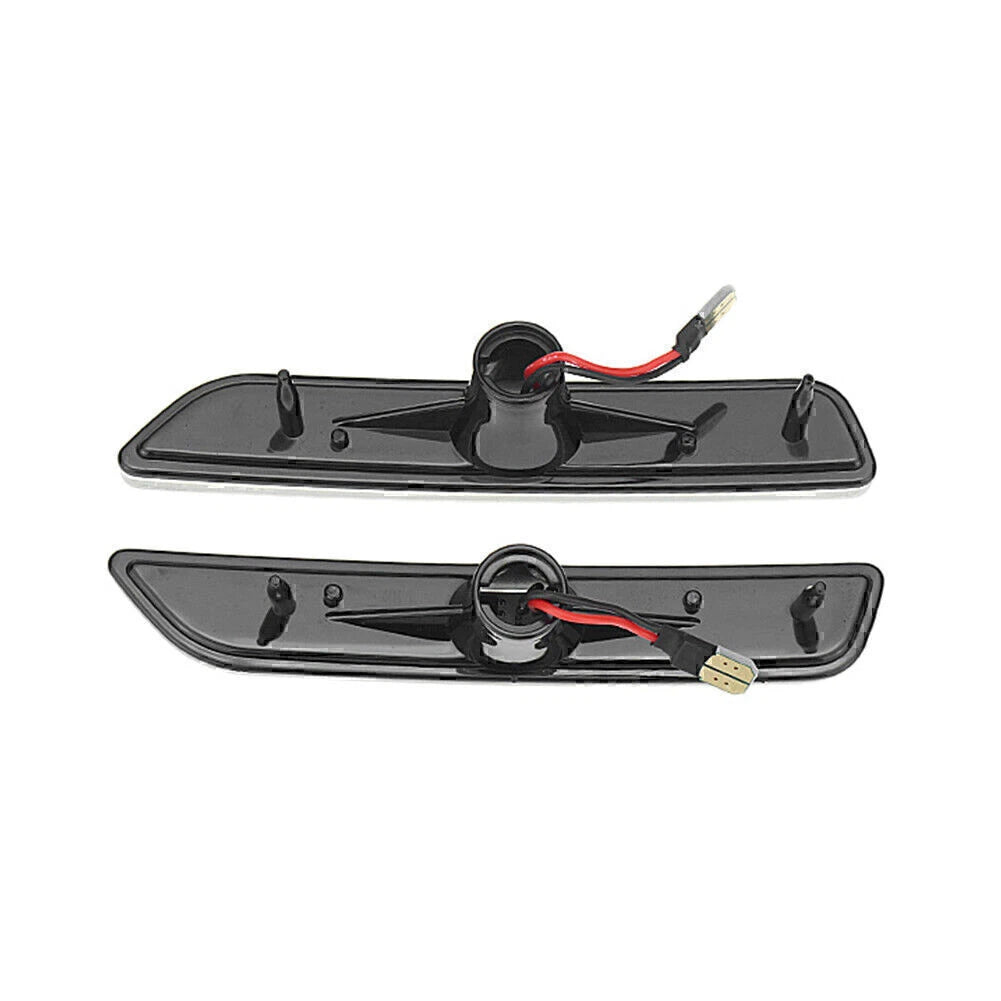 Yellow LED Front Clear Side Marker Lights for Ford Mustang (2010-2014)