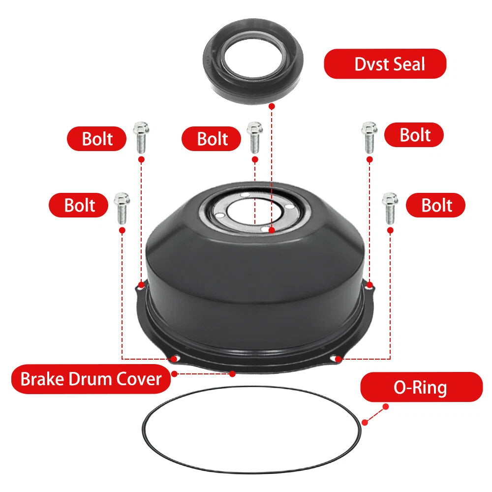 Rear Brake Drum Cover Honda TRX300FW Fourtrax (1988–2000)