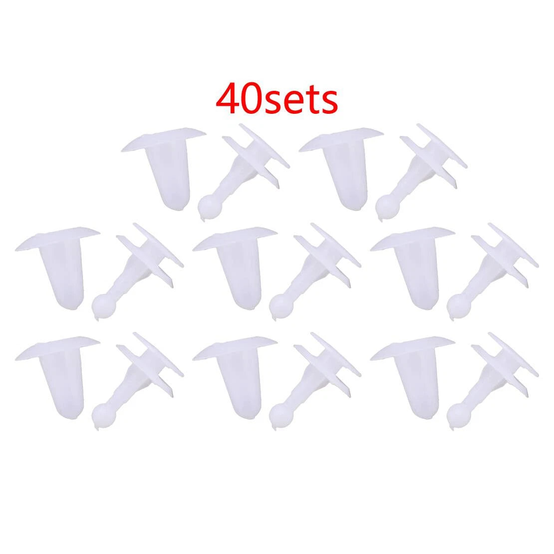 40pcs Door Trim Panel Clips for Toyota Lexus