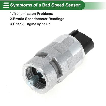 Speed Sensor for Isuzu Rodeo (1999-2004) 1 Pc Black