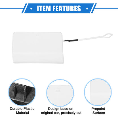 Tow Hook Eye Hole Cover for Mercedes-Benz E-Class (2017-2023) - White Cap