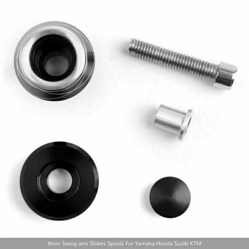8mm Moto CNC Stand Mounts for Suzuki Honda Silver AH