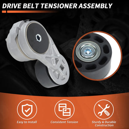 Drive Belt Tensioner Pulley for Ford F650 F750 Freightliner B2 M2