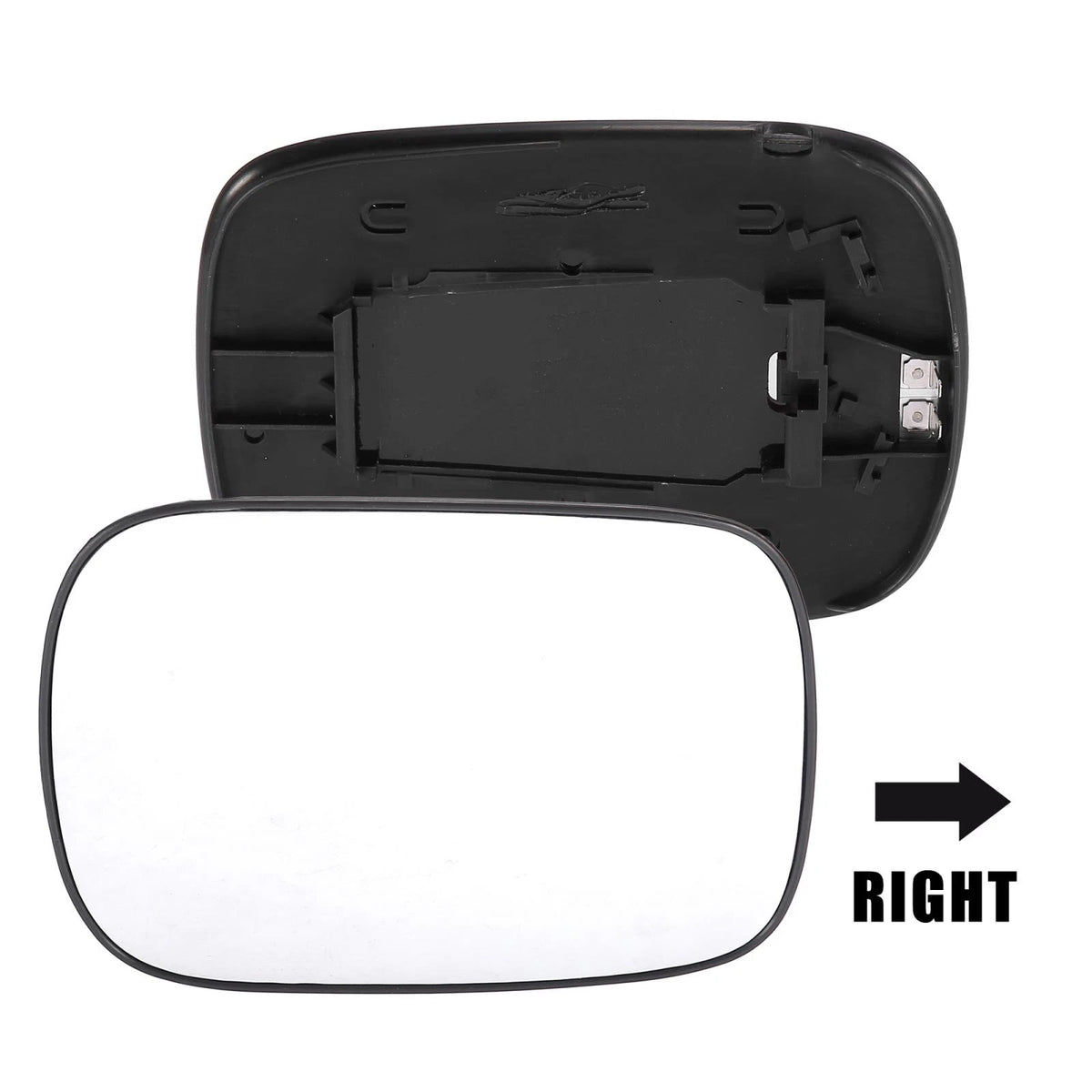 Heated Right Side Rearview Mirror Glass for Volvo XC70 XC90 (2001-2006)