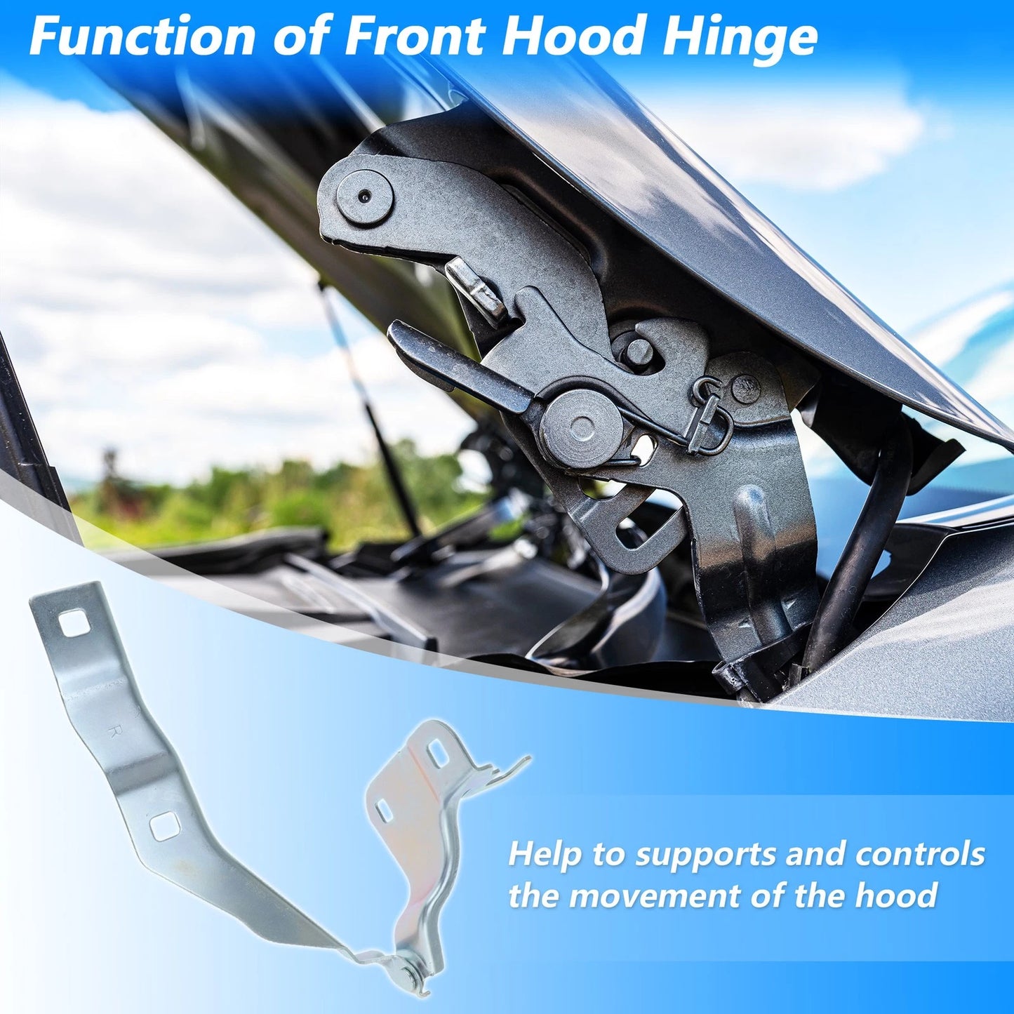 Hood Hinge for Ford Explorer 2020-2024 (2020-2024)
