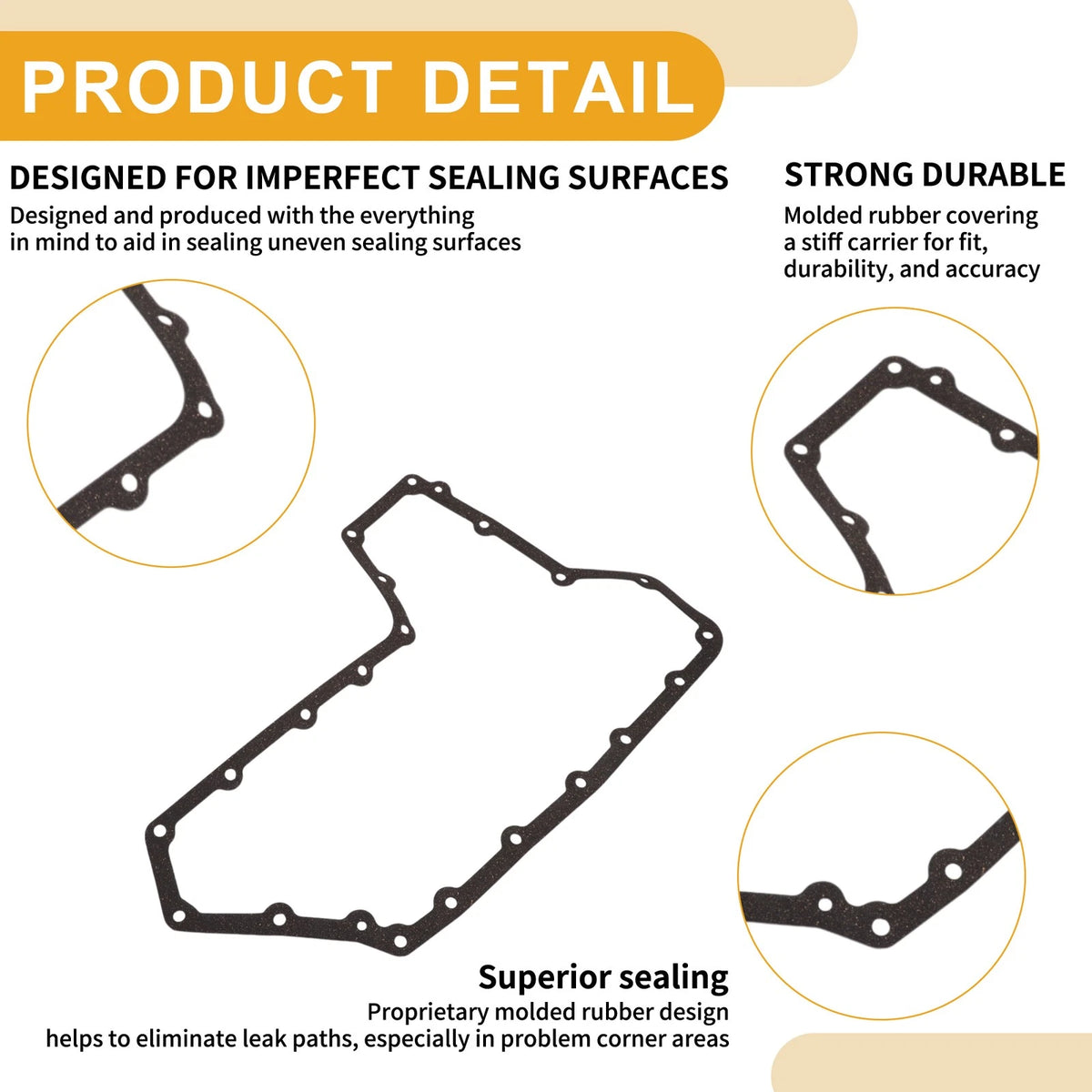 Oil Pan Gasket for Nissan Altima (2007-2013) 1 Pcs
