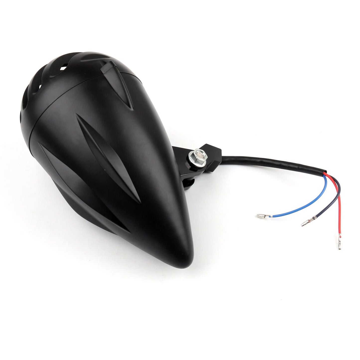 5 1/2" Bullet Long Black Headlight for Chopper Bobber (2010-2023)