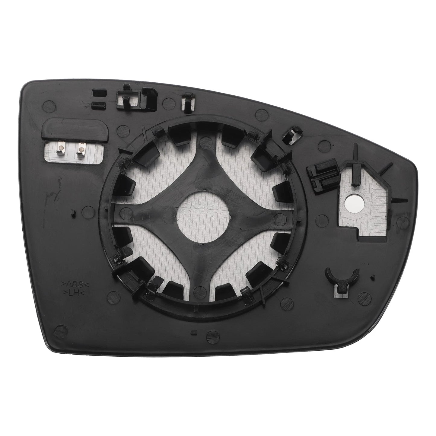 Left Side White Heated Mirror Glass for Ford Grand C-Max (2010-2019)