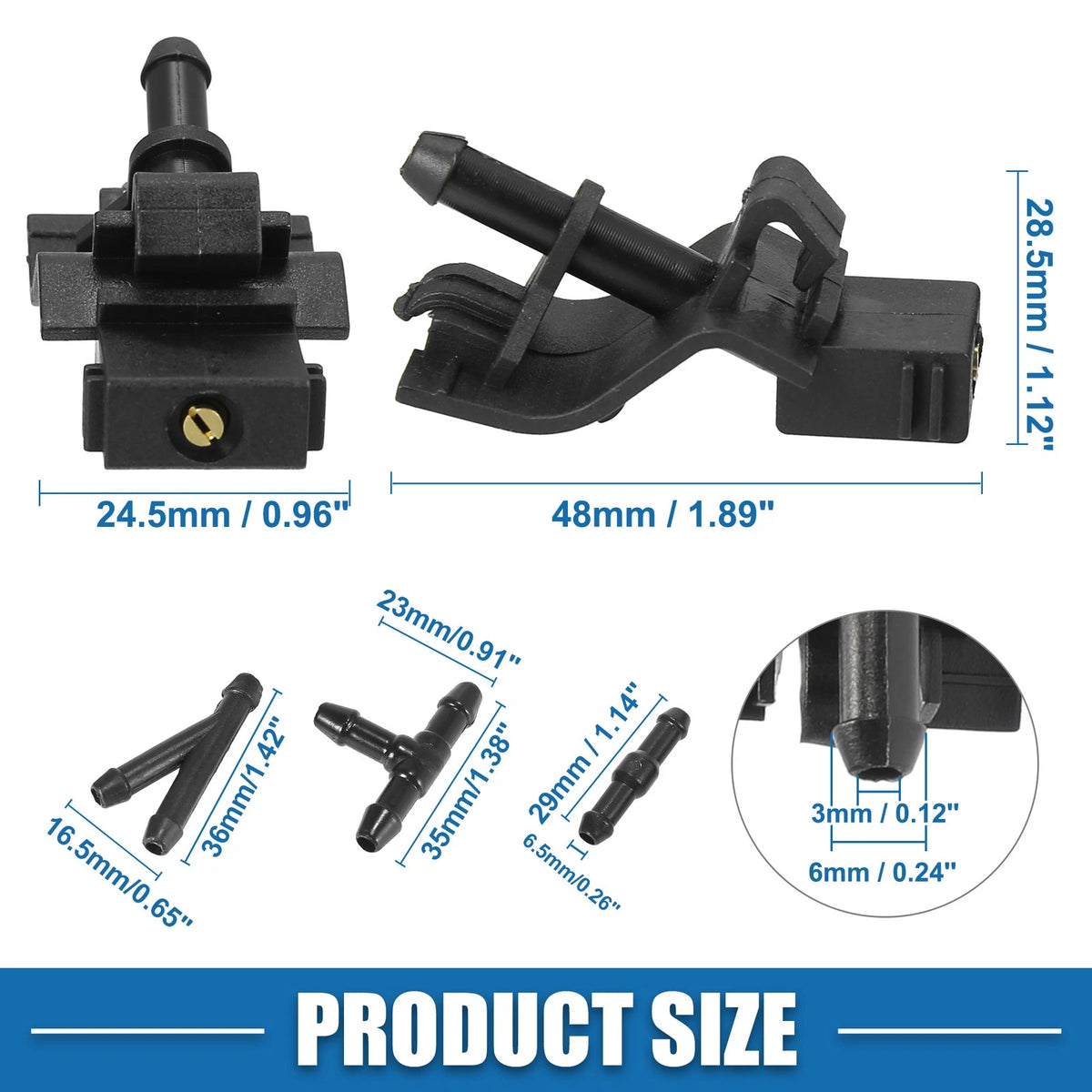 Windshield Washer Nozzles for Toyota Corolla Altis (Set of 4)