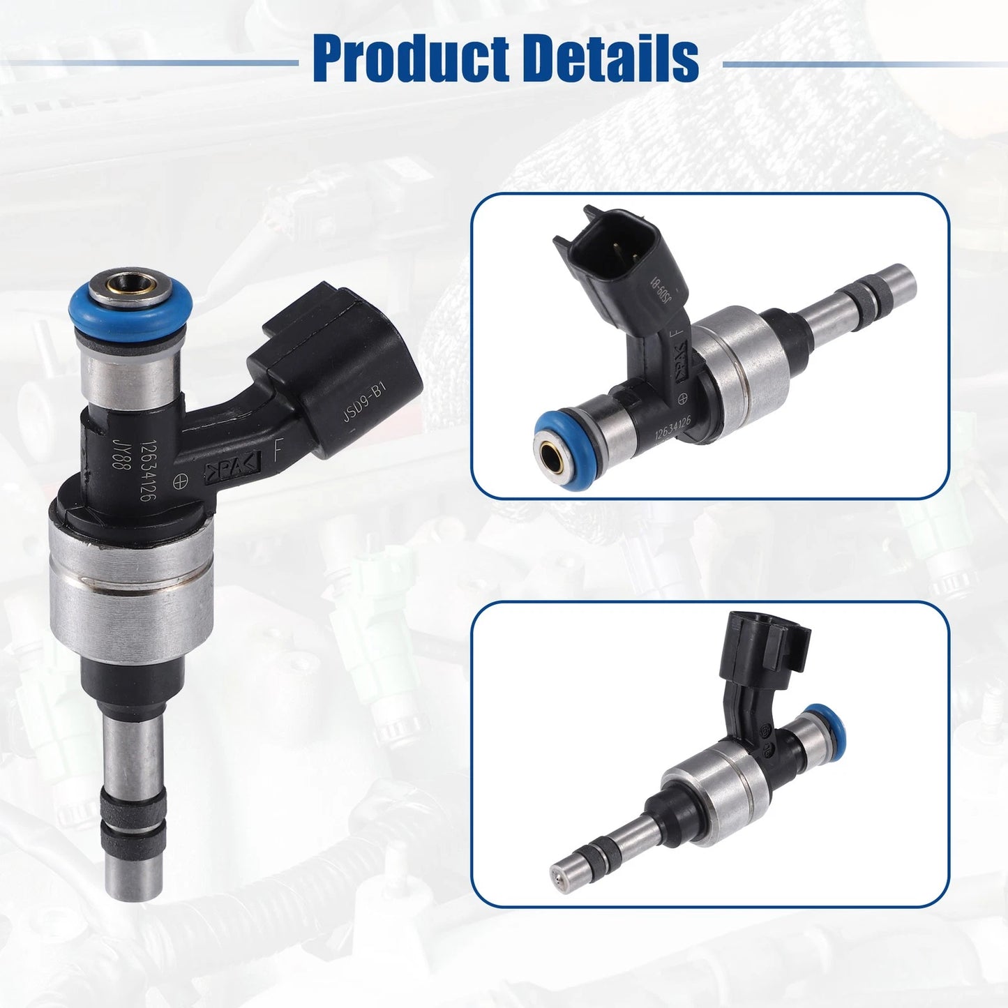 6x Car Fuel Injector Nozzle for Chevrolet Colorado 3.6L (2015-2016)