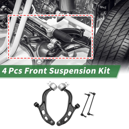 4 Pcs Front Lower Control Arms for Ford Flex (2010-2012)
