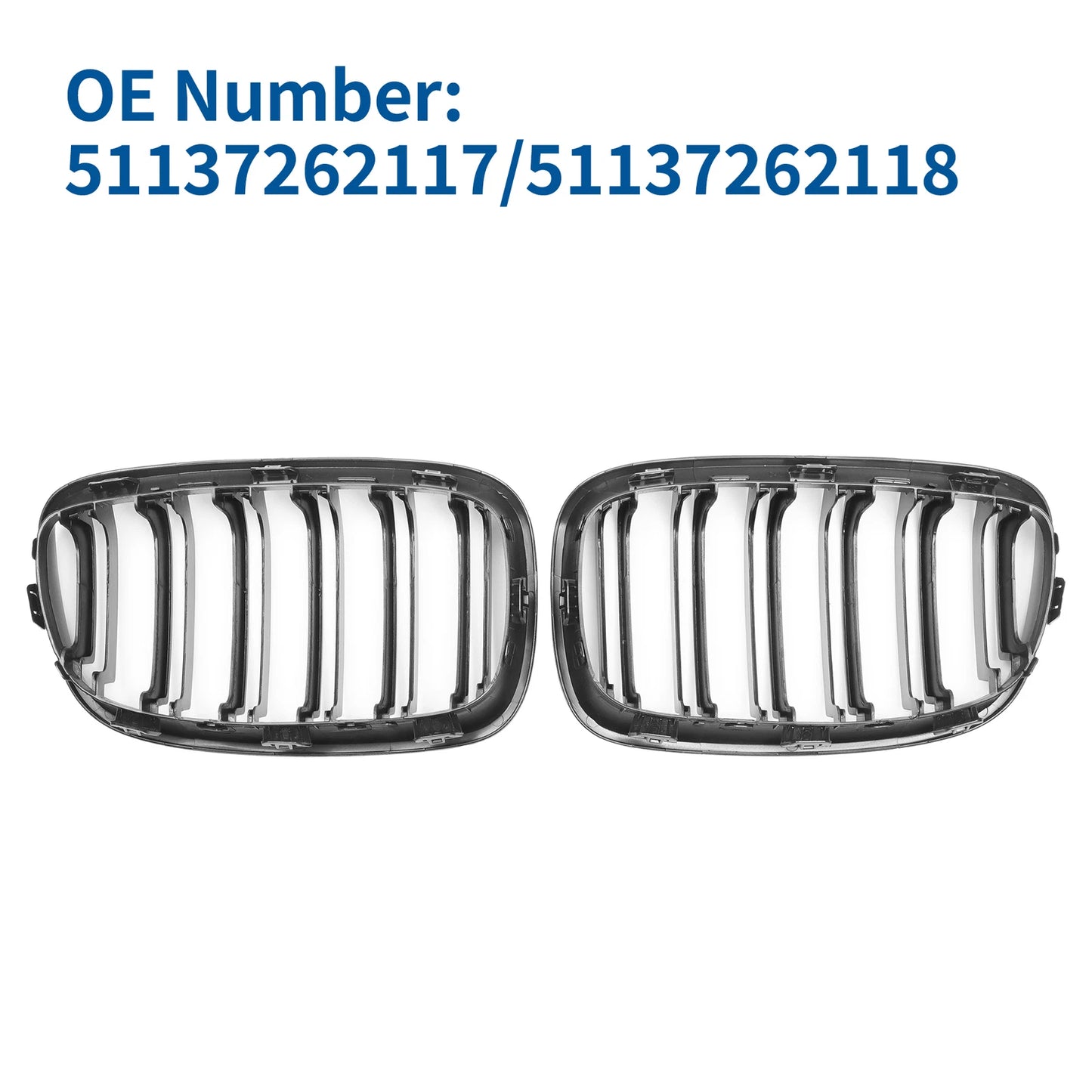 Front Upper Bumper Grille for BMW 1 Series F20 (2011-2014)