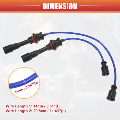 Spark Plug Wire Ignition Coil Cables for Mazda Miata (1990-1997)