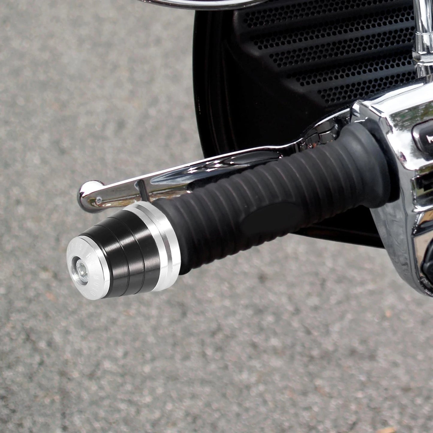 2 x 18mm Hand Grips Handlebar End Caps for Motorcycle
