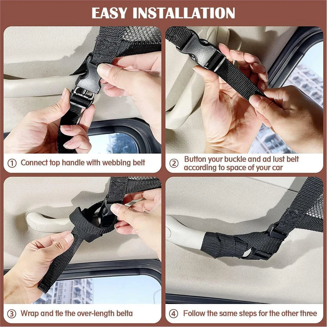 Roof Ceiling Net Mesh Storage Bag Pouch for SUV Van