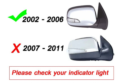 Right Side Power Mirror for Holden Rodeo (2002-2006)